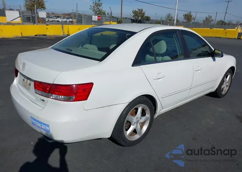 2007 Hyundai Sonata Limited/Se V6 z USA, uszkodzony, nr VIN 5NPEU46F87H232307